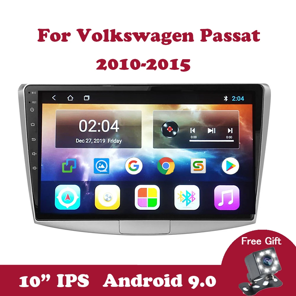 

Android 9.0 IPS 10.1" Screen Car Radio for Volkswagen Passat B6 / B7 / Magotan / CC 2010-2015 Multimedia Player GPS Navigation