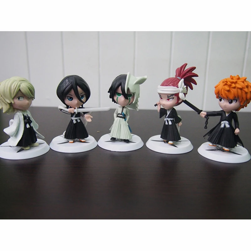 6 стилей Bleach Kurosaki ichigo фигурку аниме Shonen манга ПВХ фигурка кулон брелок Kuchiki Rukia Ulchi