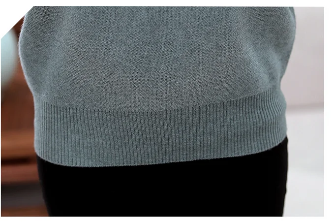Осенне-зимняя одежда из шерсти смесь женские свитер элегантный; большие размеры 40-50 лет среднего возраста Женская пуловер, водолазка, свитер F597