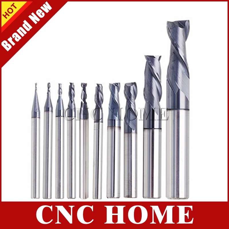 1pc 2 Flutes Tungsten Steel Carbide End Mills Fraise Metal Milling Cutters CNC Endmills Tool | Инструменты