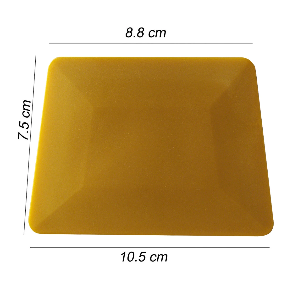 Black Trapezoid Squeegee 5pcs For Installing Car Film Professional Automotive Tool Soft Scraper Window Tint Tools A49