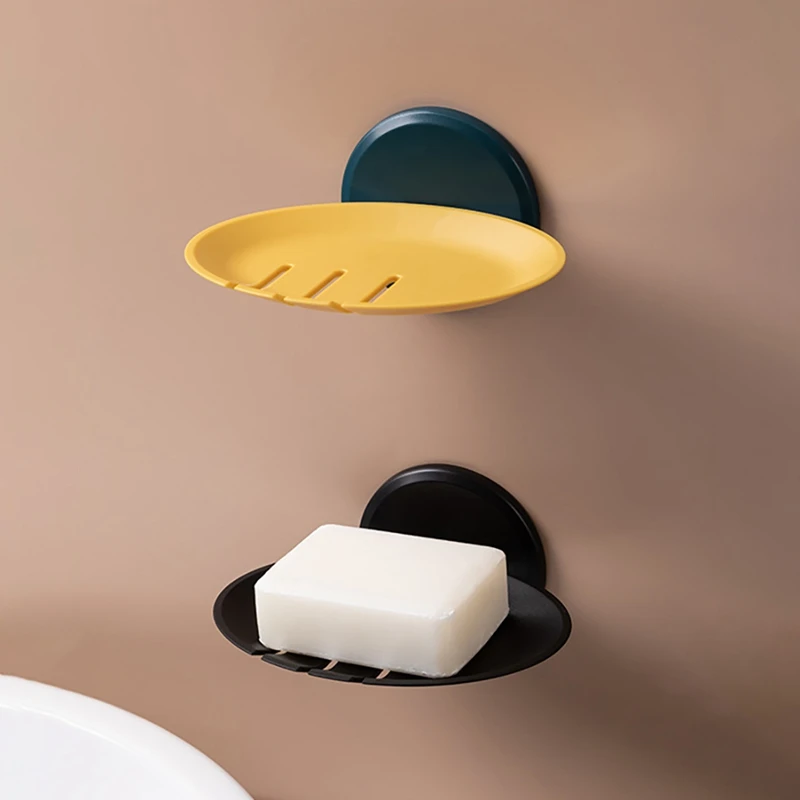 Soporte de pared para jabón de pared, soporte creativo para jabón, Auxiliar de baño, 1 unidad