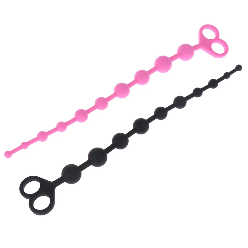 1 Pcs Sex Toys Prostate Massager Butt Plugs Anal Beads Toys Silicone Slim Anal Beads Massager Plug Dildo Butt Sex Toy