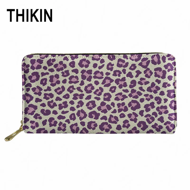 as picture THIKIN Zebra-stripe Женский Длинный дизайнерский кошелек клатч 3D Имитация животных текстура женский карман водонепроницаемый кошелек на молнии на заказ - Цвет: as picture