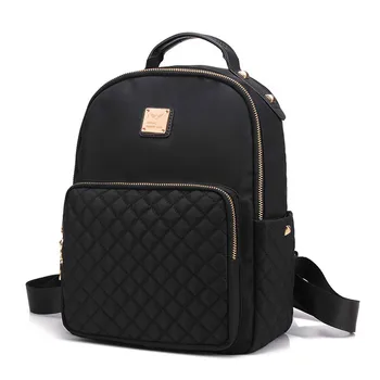 

ACELURE Solie Color Female Backpack Preppy Style Nylon Backpack High Qulaity Women Shoulder Bags Student Black Bag Backpack