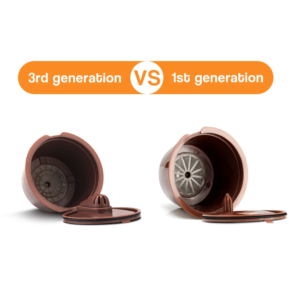 3rd поколения Nescafe Dolce Gusto многоразового пользования Кофе фильтр Dolci густо капсулы с металлической сеткой Кофе Cafeteira капельница
