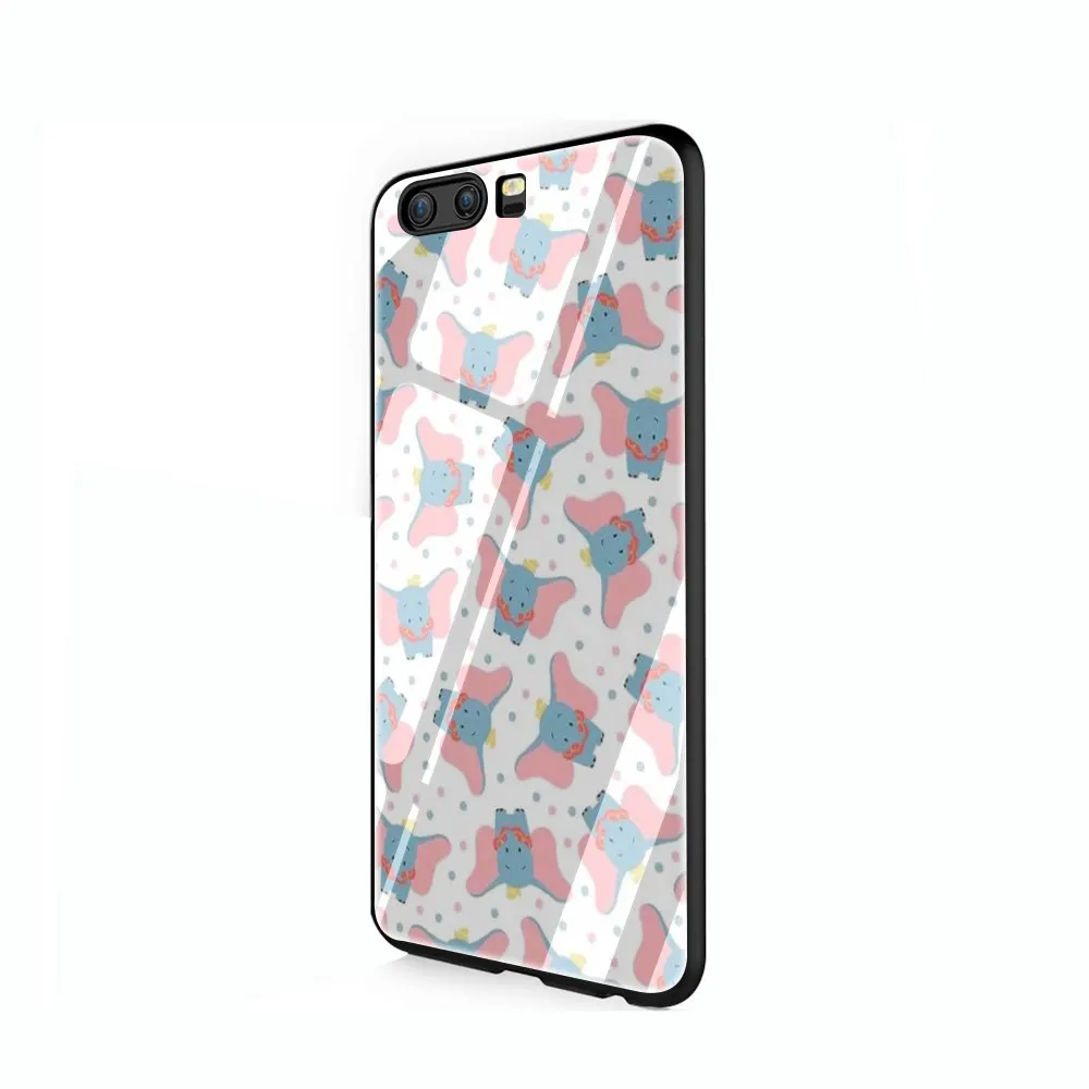 Милый чехол из закаленного стекла Dumbo чехол для Huawei P10 P20 P30 mate 20 Honor 9 10 Lite Pro 7A 8X P Smart - Цвет: G5