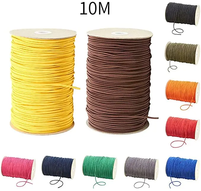 

Elastic bands for face width elastic cord for crafts elastic rope, elastic elastic ribbon sewing accessories 3 MM,10 M