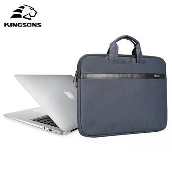 

Kingsons 11 13 14 15 Inch Laptop Sleeve Bag for Men and Women Business Laptop Handbag Notebook Bag Large Capacity Grey Blue Pink