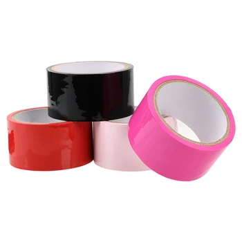 Self Bondage Tape Sex Toys For Couples ESD Inviscid BDSM Restraint Bed under bed Tied rope porno Gags SM Slave Erotic adult Game 6