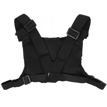 

Two Way Radio Chest Pocket Pack Backpack Radio Accessory Pouch Carry Case Adjustable for GP340 CP040 BF UV-5R New