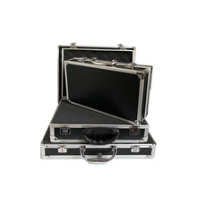 Портативный алюминиевый+ пластиковый ящик для инструментов оборудование ящик для инструментов Безопасный инструмент чехол для хранения камеры с предварительно вырезанной пеной