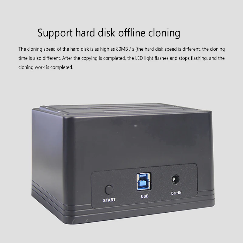 Алюминий внешний жесткий диск чехол док станция для жесткого диска USB 3 0 SATA