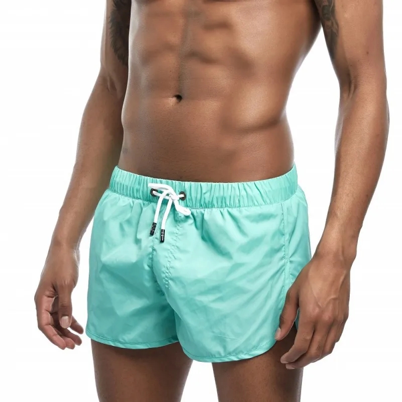 Hot Selling Men's Beach Shorts Polyester Quick-drying Sports Casual Shorts Simple Type Surfing& Beach Shorts