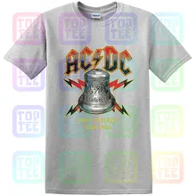 Koszula AC/DC Acid Wash Hell's Bell powrót w kolorze czarnym 1980 Tour męska koszulka(China)