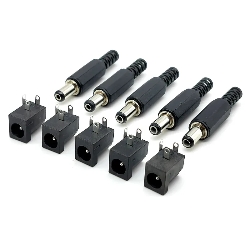 5.5x2.1mm Electrical Jack Sockets Connector DC-005 Power Outlet UK 