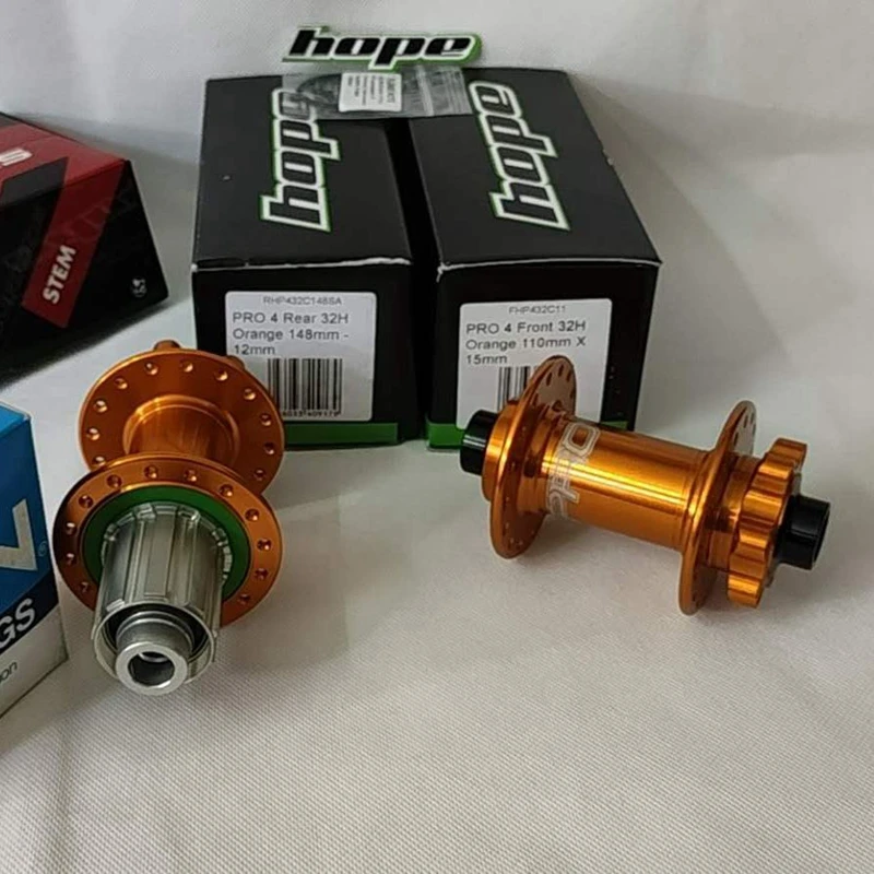 Un paio di mozzo Hope Pro4 mtb, 32 fori, anteriore 100mmx15, posteriore  142mmx12 , xd o shiman0|Bicycle Hubs| - AliExpress
