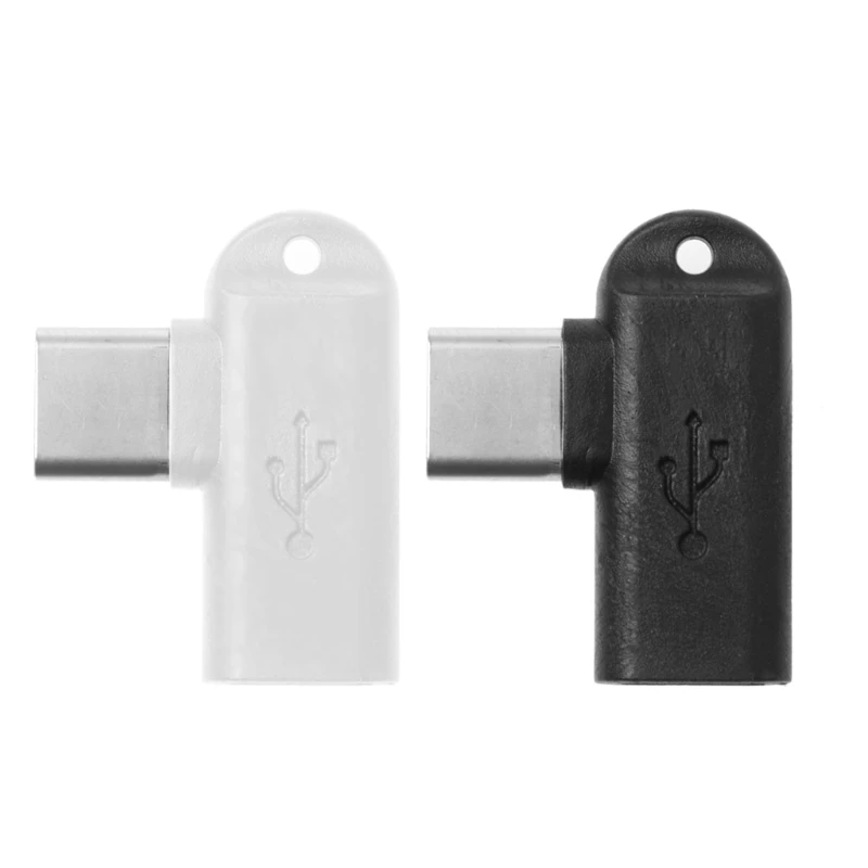 1 шт. 90 градусов Тип C штекер для Micro USB Женский адаптер синхронизации данных Зарядка конвертер