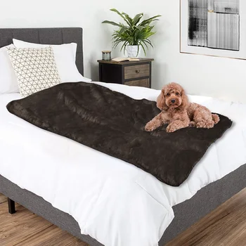 

Furniture Protector Warm Bed Pet Cat Washable Dog Blanket Portable Puppy Double Layer Home Cushion Cover Thickened Solid