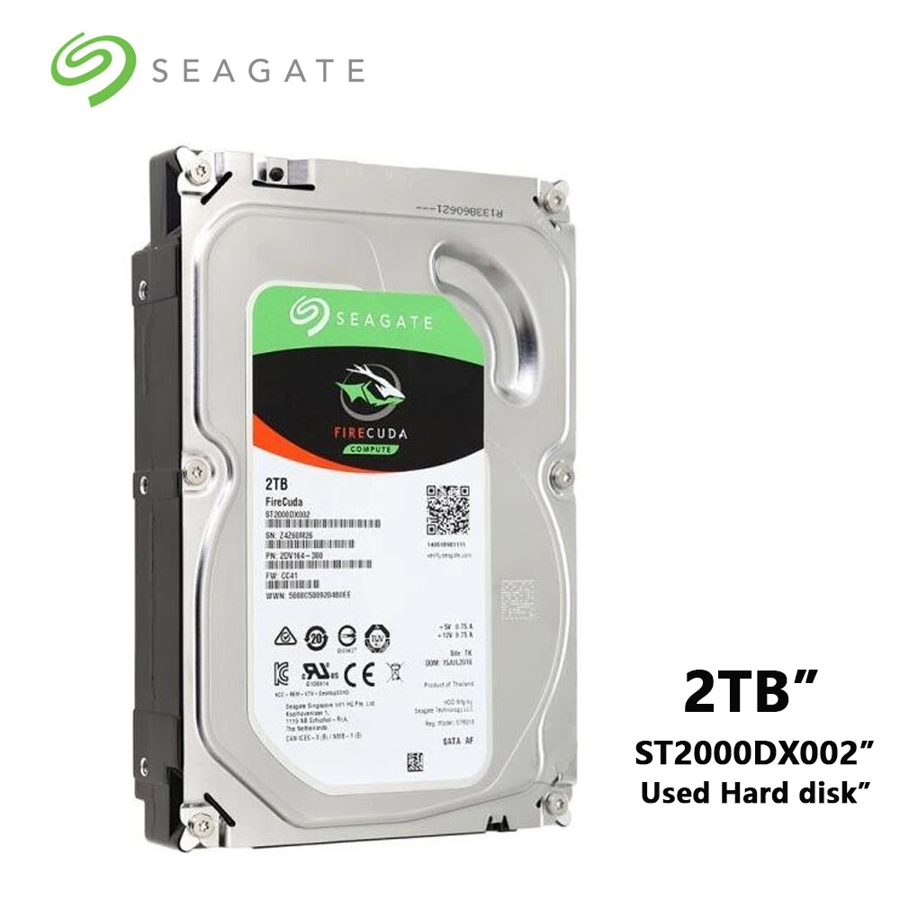 Seagate 2TB FireCuda Gaming SSHD (Solid State Hybrid Drive) - 7200 RPM ...