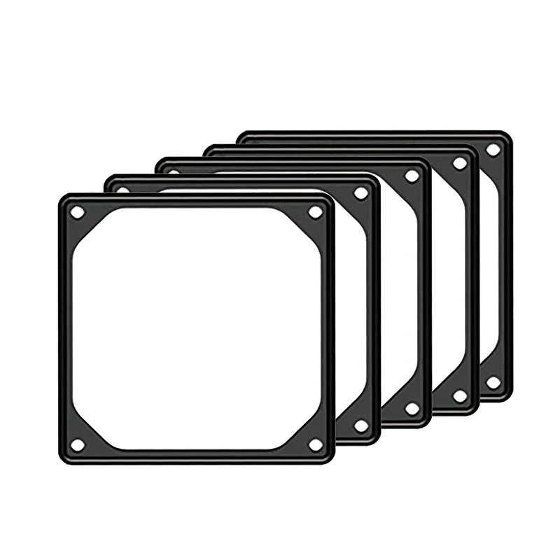 Anti-vibração Silicone Fan Gaxeta Redução de Ruído Silenciador Almofada da Gaxeta para Computador pc Case Ventilador Peças 80 mm 92 mm 120 mm 140 mm - Imagem 2