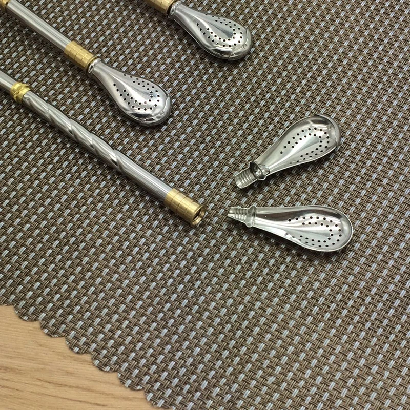 Tea spoons tea filter yerba mate stainless steel tea straws bombilla gourd reusable tools drinking straw spoon washable coffee tool