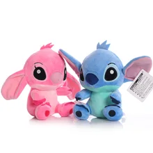 Плюшевые куклы Ститч Disney Мультяшные аниме игрушки Лило и