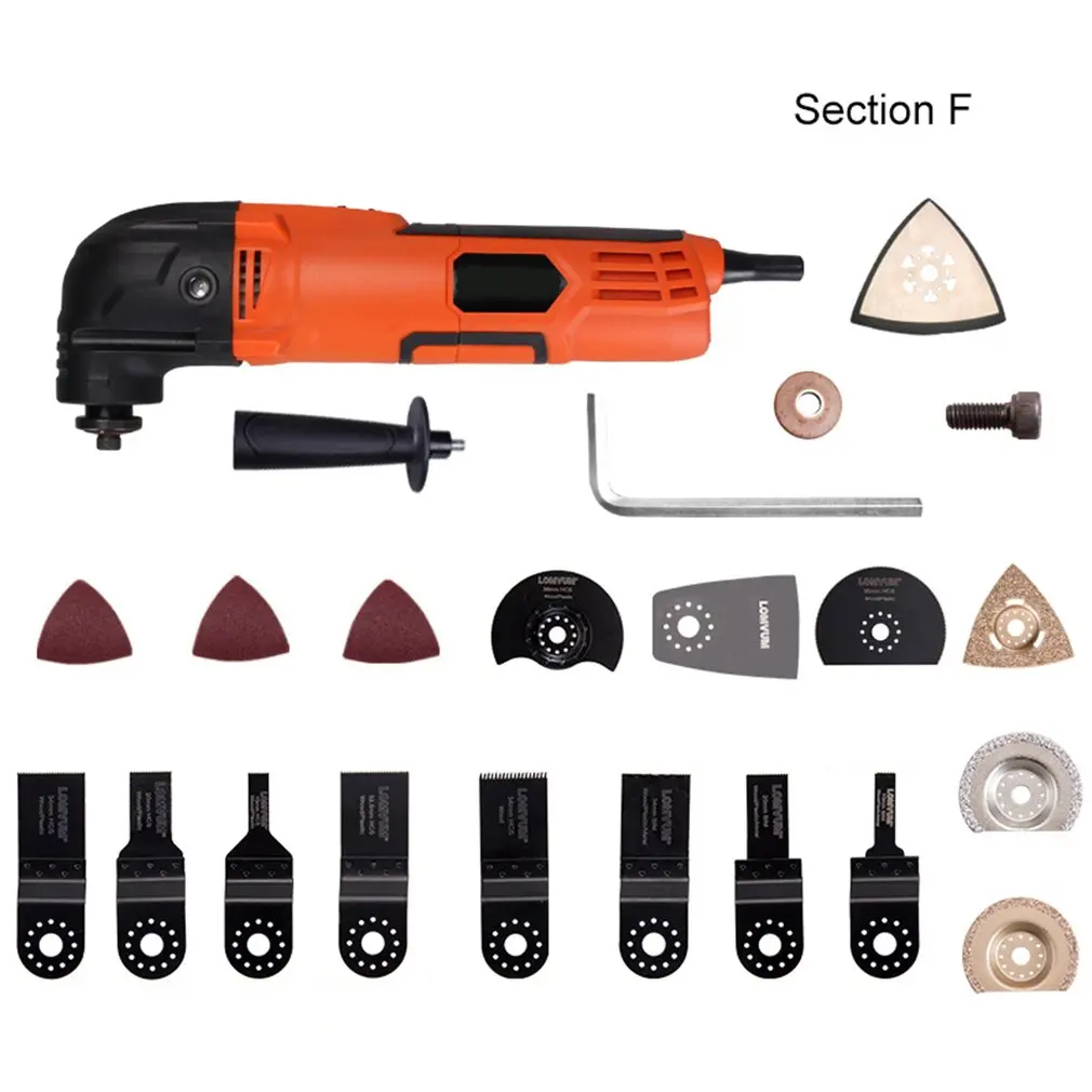 

260W Multi-Function Electric Cutter Trimmer Woodworking Oscillating Tools Electric Saw Renovator Tool Multimaster