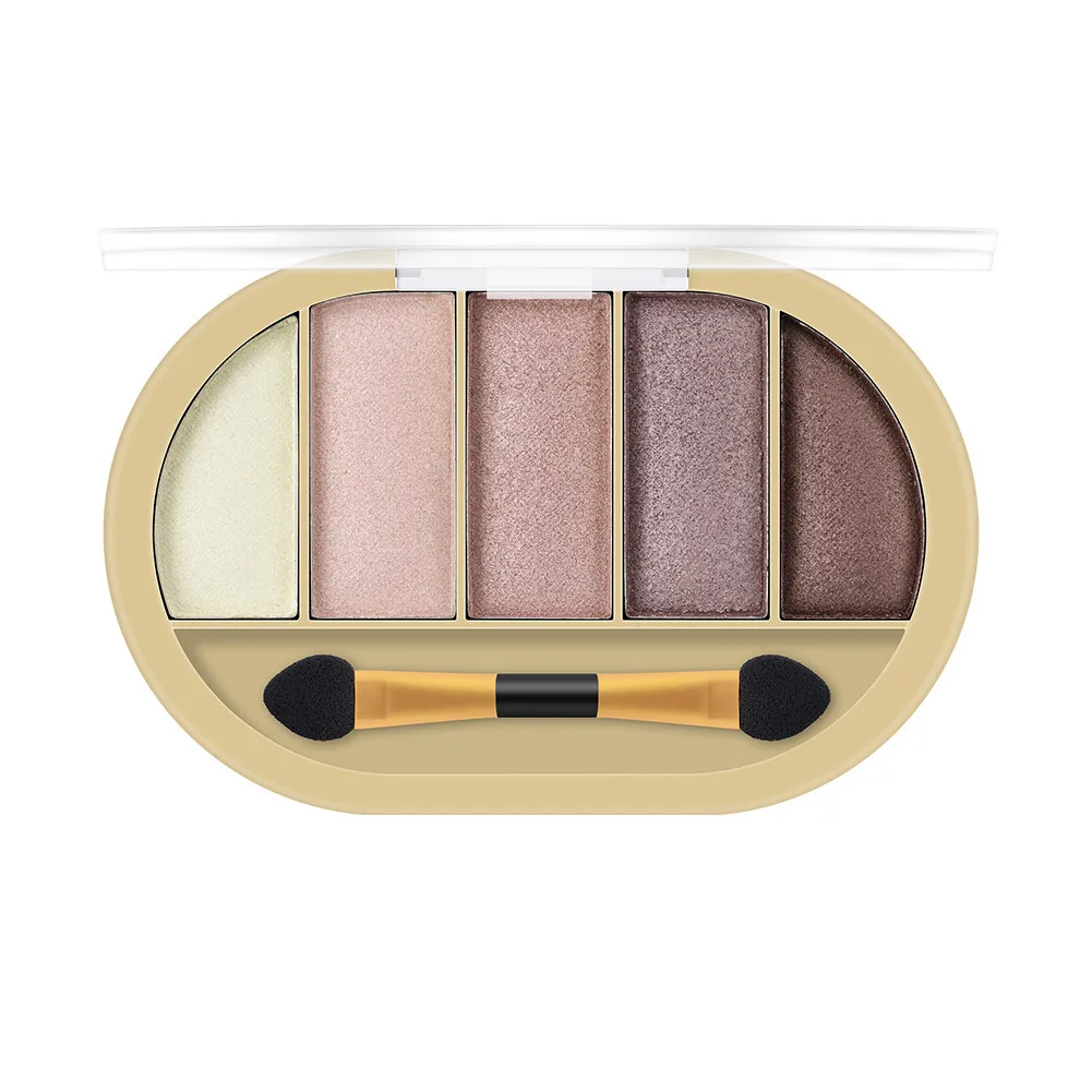 Перламутровые блестящие тени для век Matt Smokey Matte Eyeshadow Palette длительный макияж тени для век Косметика Макияж 5 цветов
