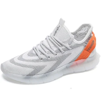 

Fashion Sport Men Sneakers Hot Sale Lightweight Trend Men Shoes Breathable Lace-up Casual Men Shoe Soft Bottom