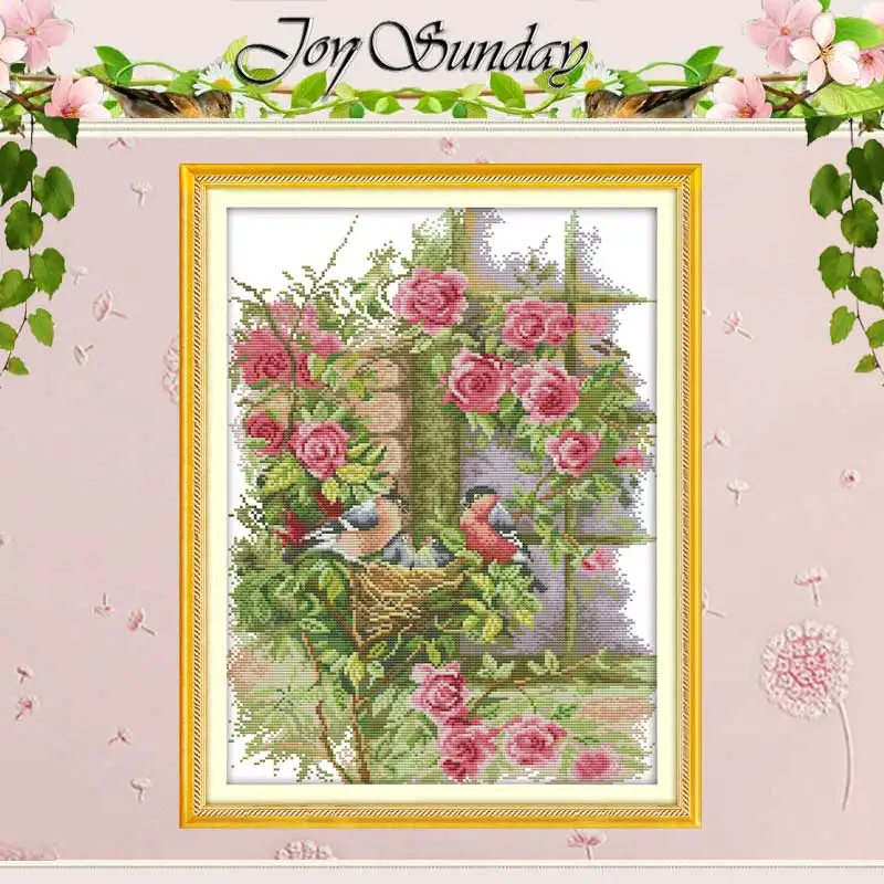 NEW!! Happy Family Counted Cross Stitch 11CT 14CT animals Kits Embroidery for Home Decor Needlework | Дом и сад