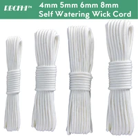 4/5/6/8MM Self-Watering Wick Cord Vacation Planter Pot DIY Automatic Watering Device System Potted Auto Drip Waterer Cotton Rope 1