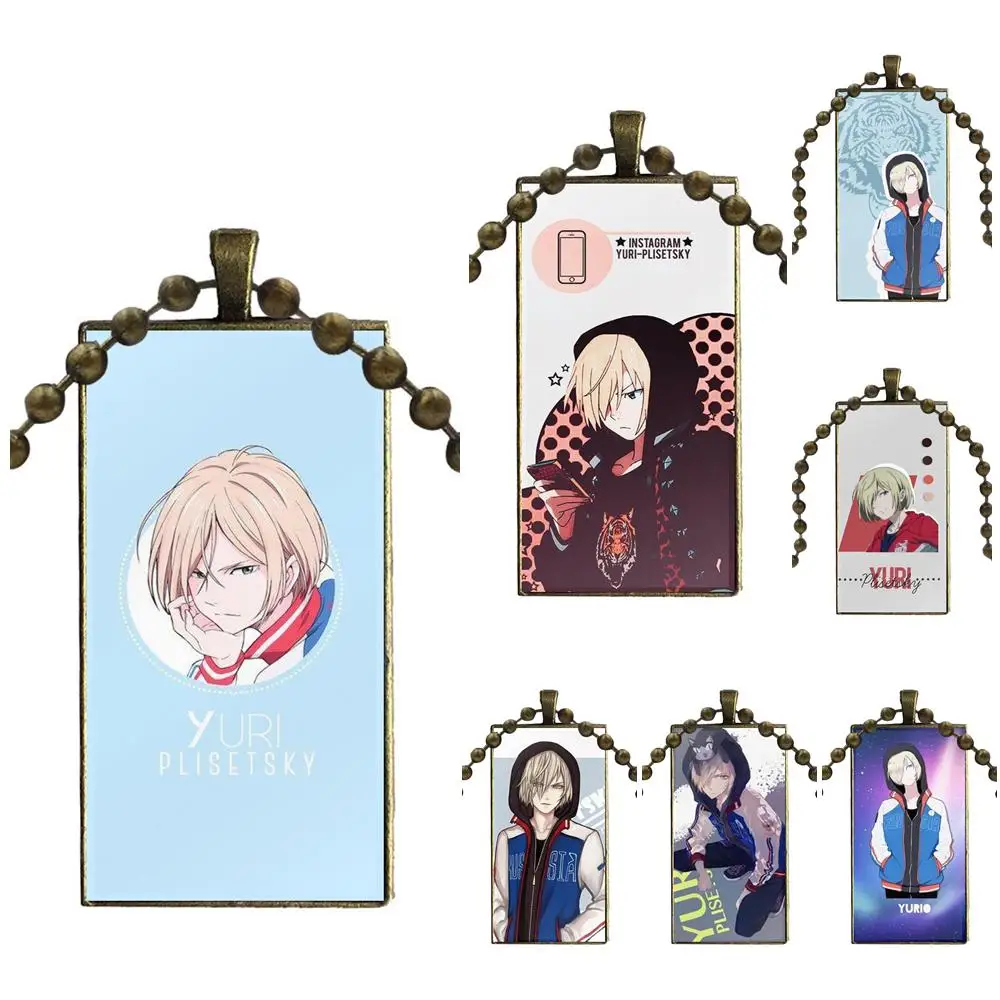 Женское ожерелье с подвеской Yuri On Ice Plisetsky подвеска изображением Галактики