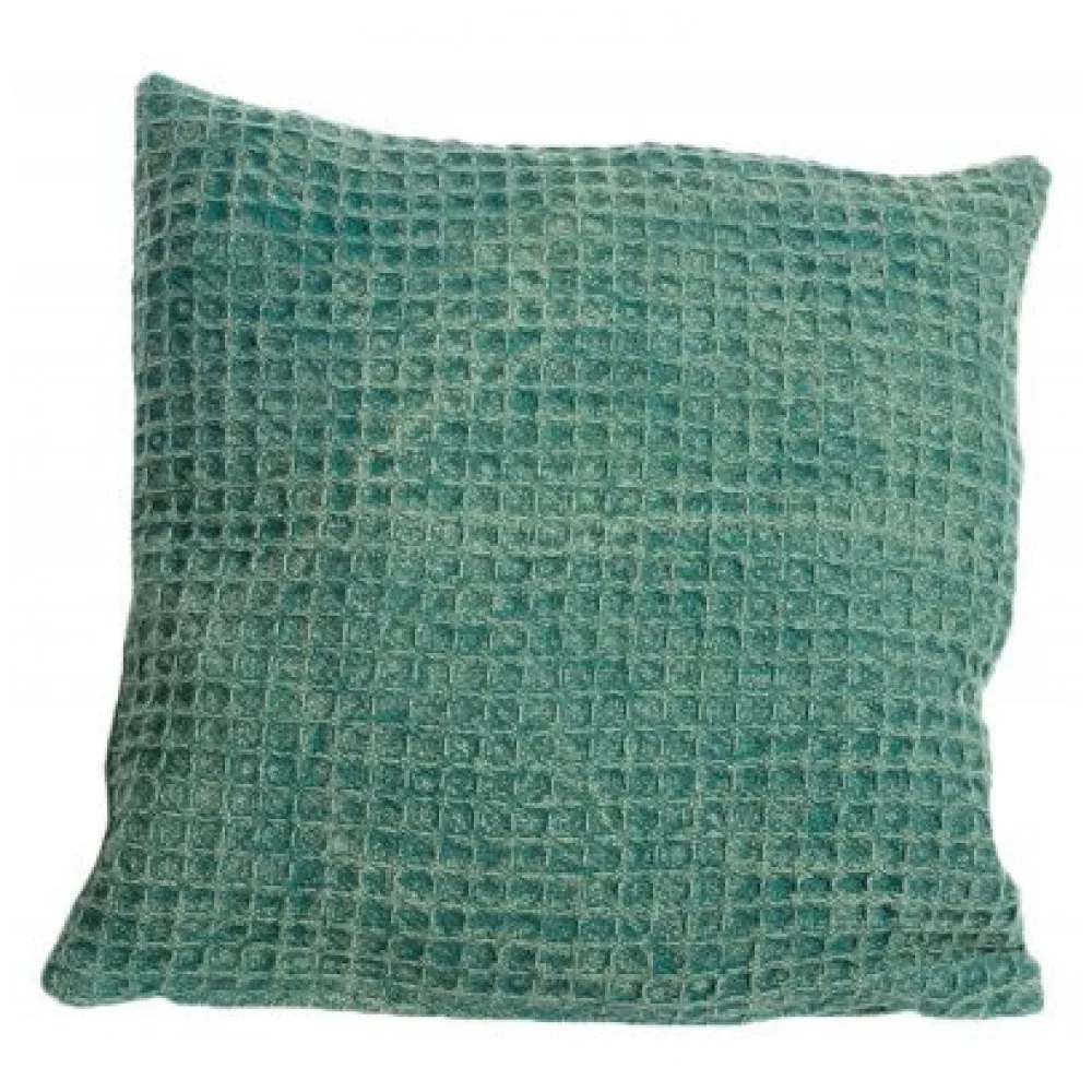 Подушка декоративная Decoris, зеленая, 45х45 см