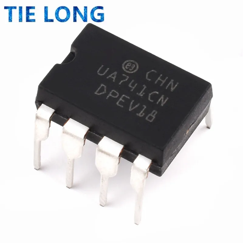10 шт. DIP IC 8 контактов UA741CN UA741CP UA741 Amp LM741 741 DIP-8 | Электронные компоненты и