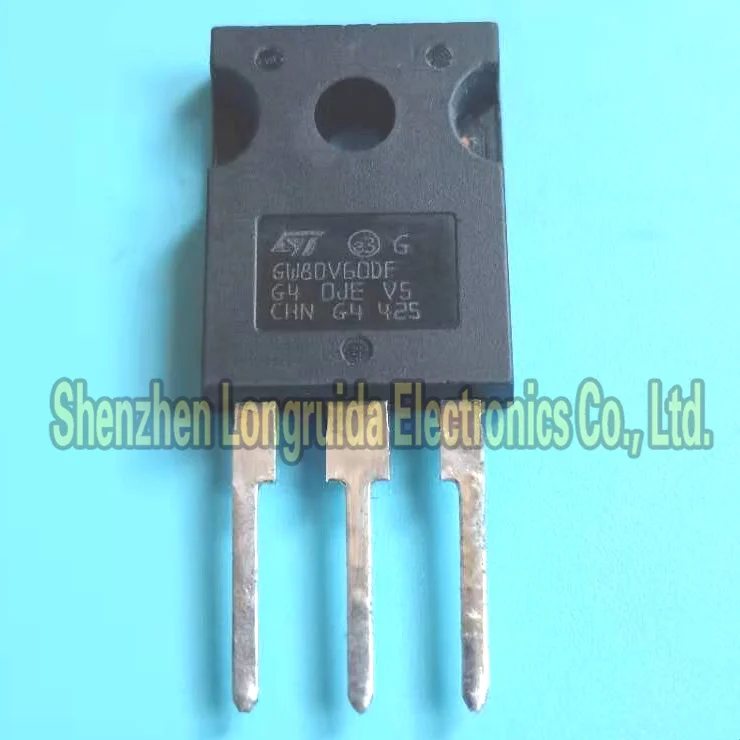 10 шт. GW80V60DF STGW80V60DF-247 IGBT транзистор 80A 600V