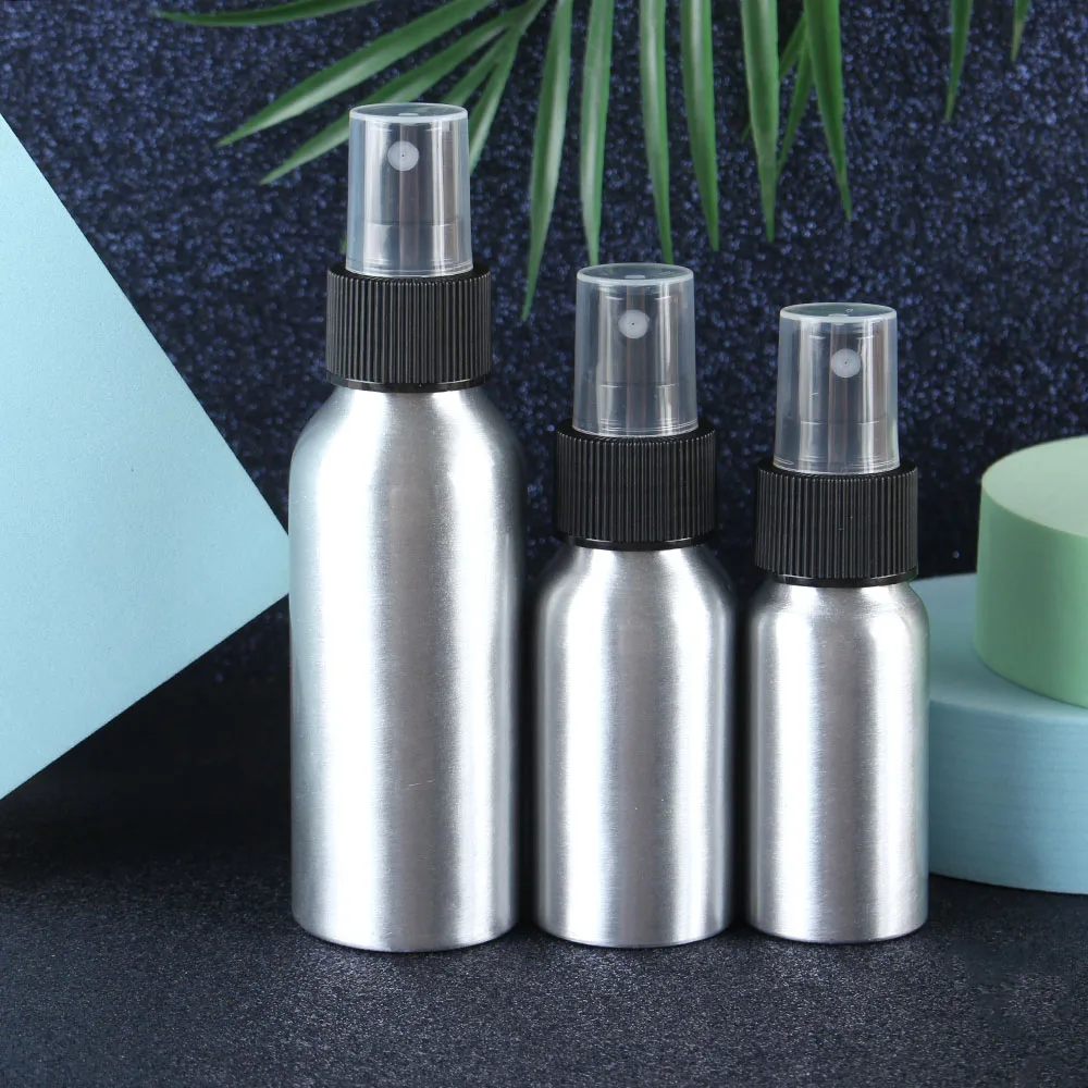 30/50/100ML Aluminum Spray Bottle Refillable Perfume Portable Empty