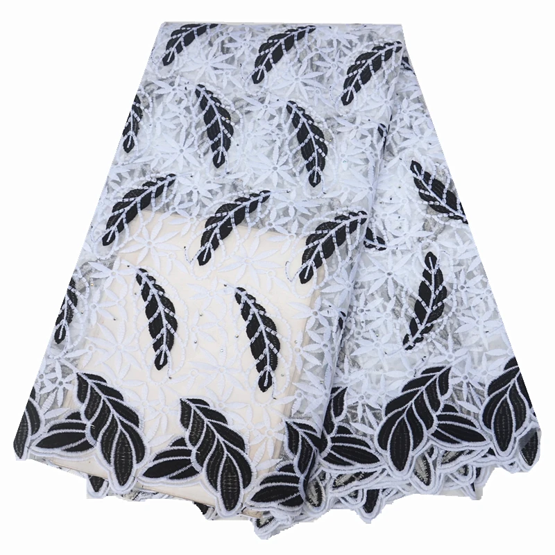 Лучшее качество персиковый белый чистая кружевная ткань драгоценные камни высокого качества вышивка нигерийская французская Тюлевая ажурная кружевная ткань для свадебной вечеринки