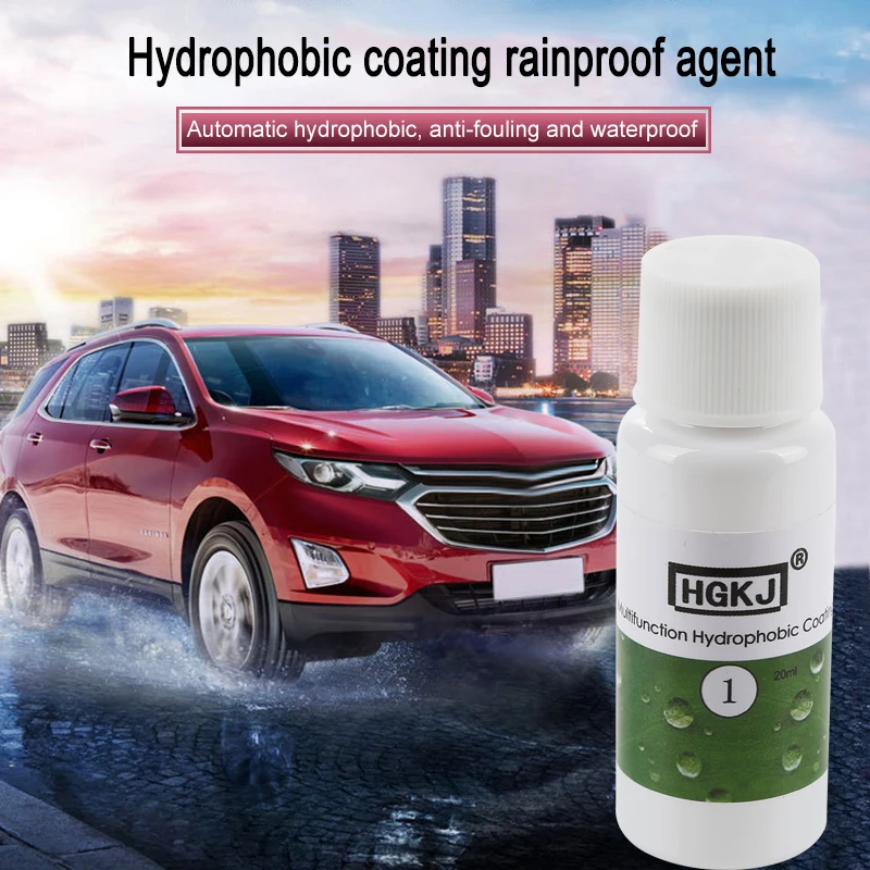

HGKJ-1-20ml Multi-function Rainproof Nano-hydrophobic Coating Car Paint Hydrophobic Coating Anti-rain Liquid Waterproof Agent