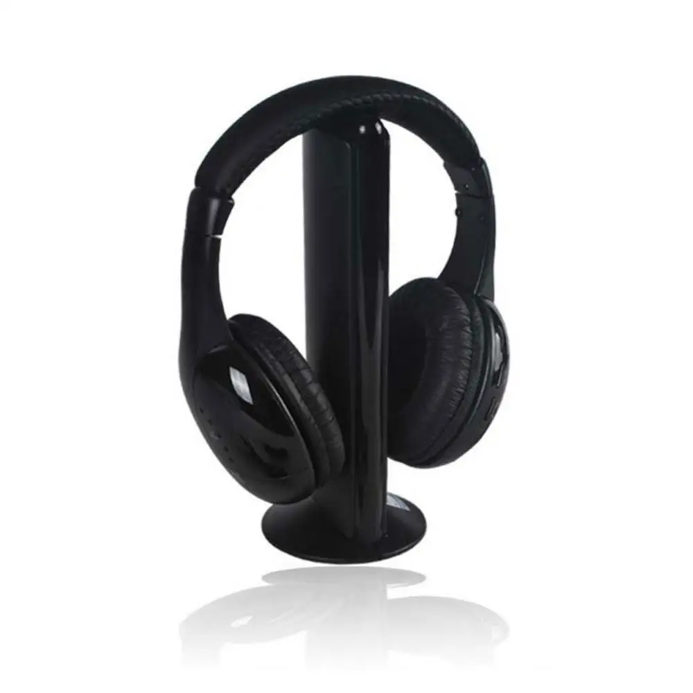 5 в 1 Hi-Fi FM-радио Беспроводные наушники гарнитуры для ТВ DVD MP3 CD MP4 PC | Электроника