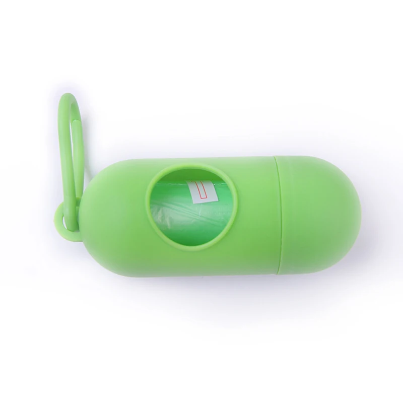 Light green Практические 10 цветов корм для питомцев, собаки дозатор мешков для мусора держатель мусора дозаторы+ корма в комплекте с набором подходящих сумок домашних животных собак мусорное ведро моющие средства - Цвет: Light green