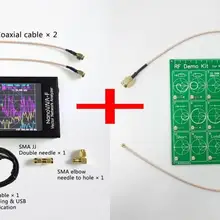 Радиочастотный демонстрационный комплект, радиочастотная тестовая плата+ 4," ips lcd+ металлический чехол+ 5000 мАч аккумулятор нановна-Ф ВНА HF VHF УВЧ векторная сетевая антенна анализатор