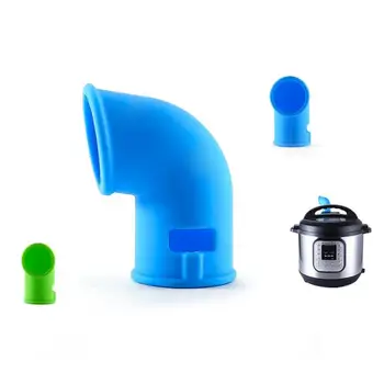 

1 Food Grade Silicone Instant Cooker Pressure Cooker Exhaust Pipe Vent - 360 Degree Rotation Design