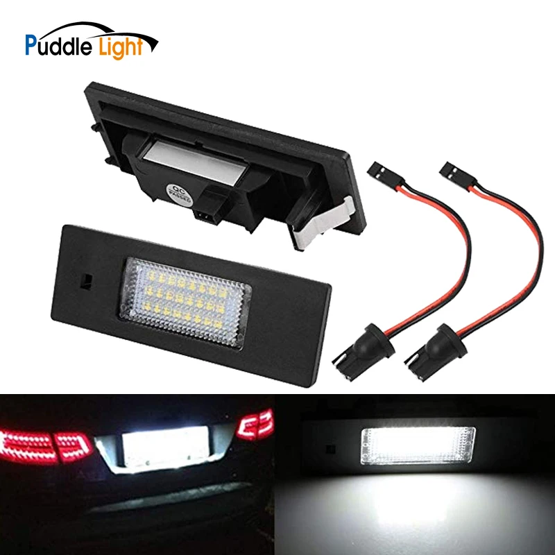 

2XLED Number License Plate Light Lamp Error Free For BMW E81 E87 E63 E64 M6 E85 E86 E9 Z4 F20 F21 F06 F12 Mini Cooper