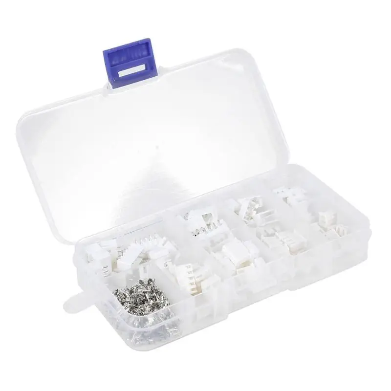 

230pcs 2.54mm XH2.54 2p 3p 4p 5pin Connector Terminal Socket Header Pin Header JST Connector Wire Connectors Wire Adapter
