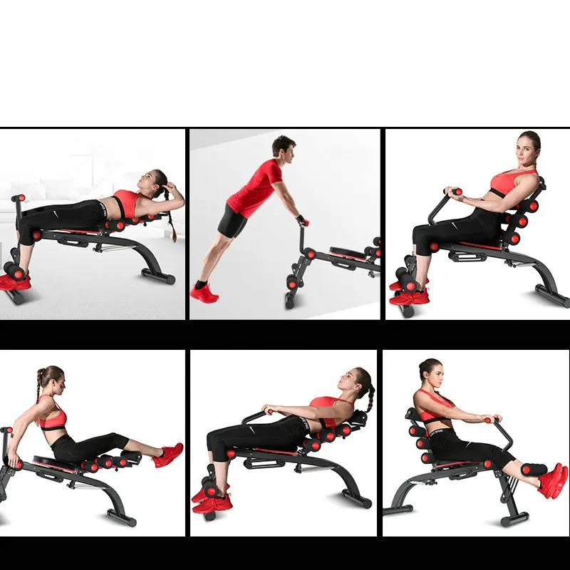 Abdominal Trainer Sit Up Bench Abs & Core Exercise Chair with Foam Roller Handles Fitness Workout Machine abdominal fitness equipment