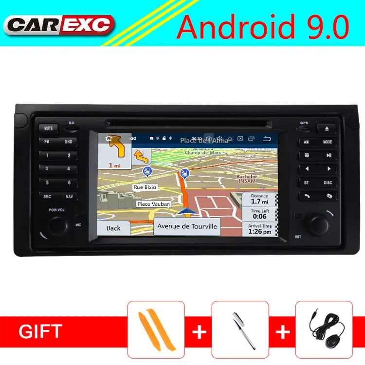 Flash Deal Android 9.0 Quad Core Car GPS For BMW E39 E53 X5 M5 E38 DVD Player Radio BT multimedia Stereo Navigation Carplay 0