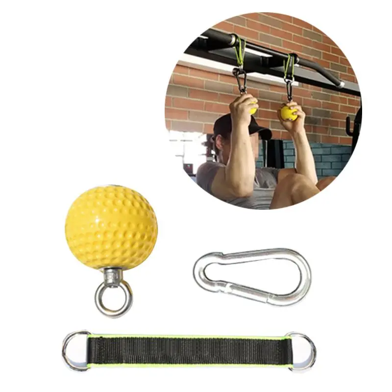 

Training Arm Back Muscles Pull-ups Ball Wrist Climbing Hand Grip Strength Ball Hot