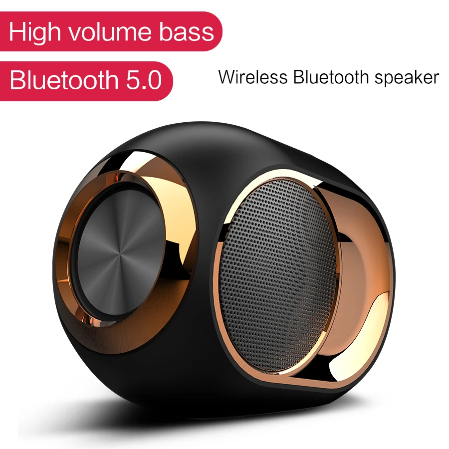 Bluetooth колонка с басами и сабвуфером Беспроводная для телефона компьютера