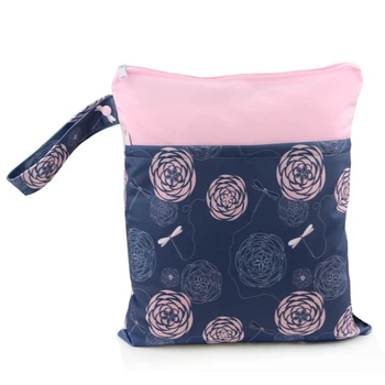 

Waterproof Outdoor Storage Separate Large Capacity Non Toxic Multifunction Leak Proof For Baby Portable Diaper Bag Double Zipper